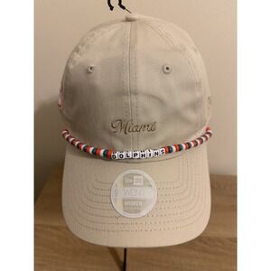 NEW ERA Women's Miami Dolphins Baseball Hat 9Twenty Adjustable Friendship Editio